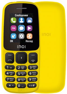 Мобильный телефон Inoi 101 желтый 1.8" 32 Мб Bluetooth
