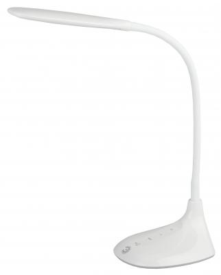 ЭРА Б0019128 Настольный светодиодный светильник NLED-452-9W-W белый {5 ступенчатый диммер яркости, цвет. температура 3000/4500/6500К}