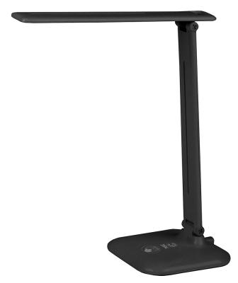 ЭРА Б0031613 Настольный светодиодный светильник NLED-462-10W-BK черный {складной, 3 ступенчатый диммер яркости, цвет. темп. 3000К}