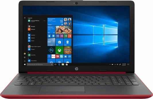 Ноутбук HP 15-db0147ur 15.6" 1920x1080 AMD Ryzen 3-2200U 500 Gb 4Gb AMD Radeon Vega 3 Graphics красный Windows 10 Home 4MV22EA