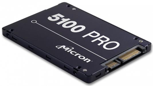 Твердотельный накопитель SSD 2.5" 480 Gb Micron 5100PRO Read 540Mb/s Write 410Mb/s 3D NAND TLC (MTFDDAV480TCB-1AR1ZABYY)