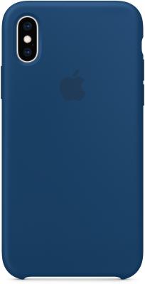 Накладка Apple Silicone Case - Blue Horizon для iPhone XS синий MTF92ZM/A