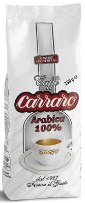 Кофе в зернах Carraro Arabica 100% 250 грамм