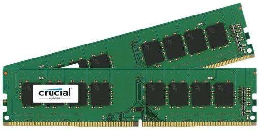 Оперативная память 16Gb (2x8Gb) PC4-21300 2666MHz DDR4 U-DIMM CL19 Crucial CT2K8G4DFS8266