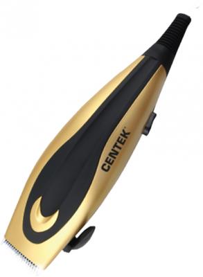 Машинка для стрижки волос Centek CT-2114 чёрный золотистый