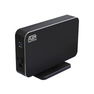 AgeStar 3UB3A9-6G (BLACK) USB 3.0 Внешний корпус 3.5" SATAIII, UASP, алюминий, черный