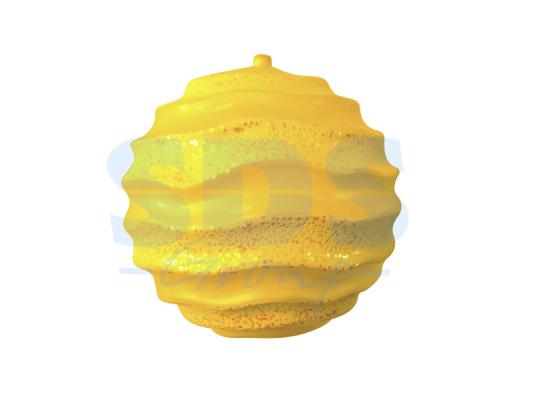 Елочная фигура "Шар с юбочкой", 30 см, цвет золотой