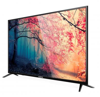 Телевизор LED 49" Harper 50U750TS Черный Ultra HD 4K, Smart TV, Wi-Fi, 3хHDMI, 2хUSB