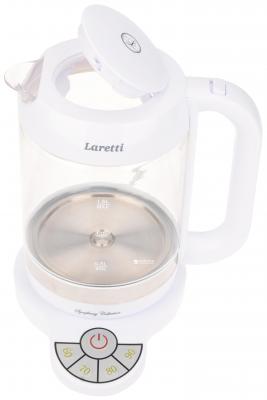 Чайник электрический Laretti LR 7500 2200 Вт белый 1.5 л нержавеющая сталь