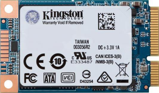 Твердотельный накопитель SSD mSATA 480 Gb Kingston UV500 Read 520Mb/s Write 500Mb/s 3D NAND TLC