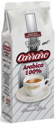 Кофе в зернах Carraro Arabica 500 грамм