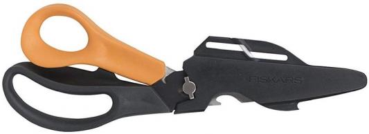 Ножницы универсальные Fiskars Cuts+More черный/оранжевый (1000809)