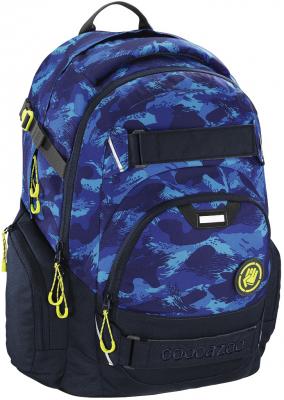 Школьный рюкзак светоотражающие материалы Coocazoo CarryLarry2: Brush Camou 30 л синий голубой 00138734