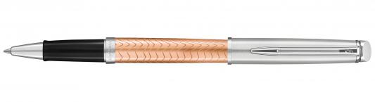 Ручка-роллер Waterman Hemisphere Deluxe Rose Wave CT черный F 2043235