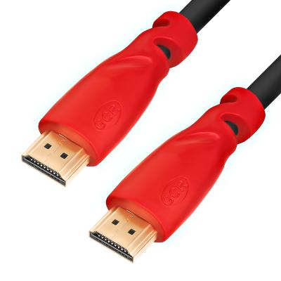 Кабель HDMI 2м Green Connection 33-050519 круглый черный красный