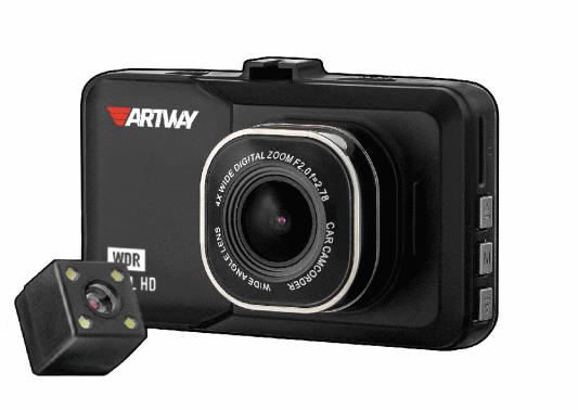Видеорегистратор Artway AV-394 с двумя камерами 3"/120°/1920x1080 Full HD/мониторинг парковки