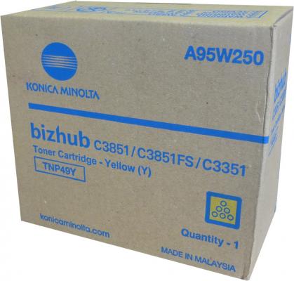 Тонер Konica-Minolta bizhub C3351/C3851 желтый TNP-49Y