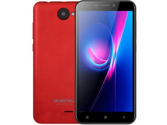 Смартфон Oukitel C9 3G Red 4 Core (1.3GHz)/1GB/8GB/5.0" 1280*720/8Mp/2Mp/2Sim/3G/BT/WiFi/GPS/Android