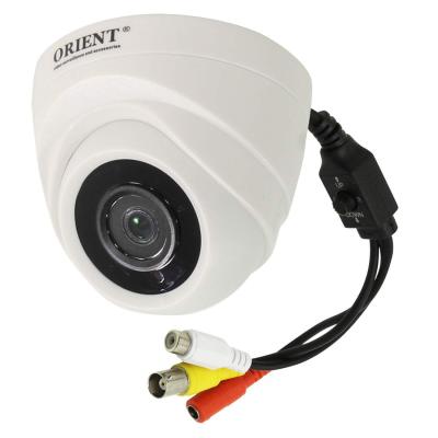 Камера наблюдения ORIENT AHD-940-IF1A-4 MIC с микрофоном купольная, 4 режима: AHD,TVI,CVI 720p (1280x720)/CVBS 960H, 1/4" Silicon Optronics 1Mpx CMOS