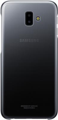 Чехол (клип-кейс) Samsung для Samsung Galaxy J6+ (2018) Gradation Cover черный (EF-AJ610CBEGRU)