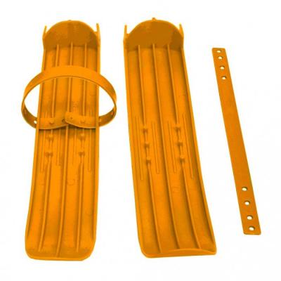 Мини-лыжи малые с ремнями Р-1 (оранжевый)