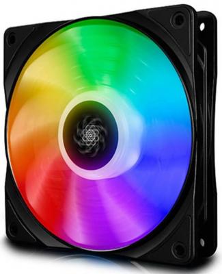 Вентилятор DEEPCOOL CF140 RGB 140x140x26мм (32шт./кор, PWM, пит. от мат.платы и БП, RGB подсветка, 500-1200об/мин) Retail