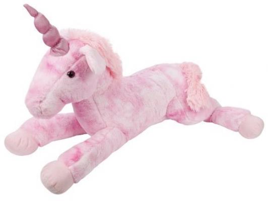 Мягкая игрушка единорог Fluffy Family Единорог искусственный мех пластмасса наполнитель розовый 80 см