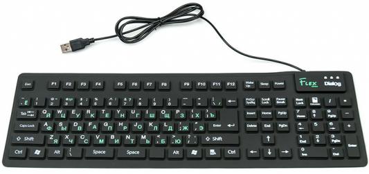 Клавиатура проводная Dialog KFX-05U USB черный