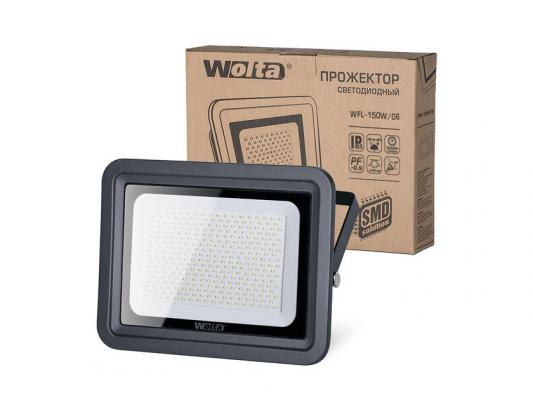 Светодиодный прожектор WOLTA WFL-150W/06  5500K, 150 W SMD, IP 65,цвет серый, слим