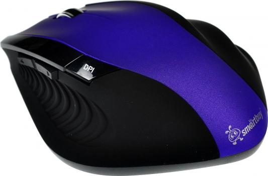 Мышь беспроводная беззвучная Smartbuy 613AG фиолет/черная [SBM-613AG-PK]