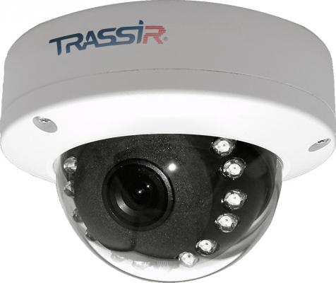 Камера IP Trassir TR-D3121IR1 CMOS 1/2.9" 3.6 мм 1920 x 1080 H.264 RJ-45 PoE белый