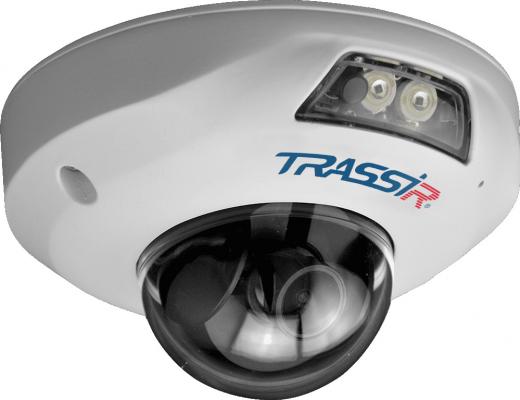 Камера IP Trassir TR-D4141IR1 CMOS 1/3" 2.8 мм 2592 х 1520 Н.265 H.264 RJ-45 PoE белый