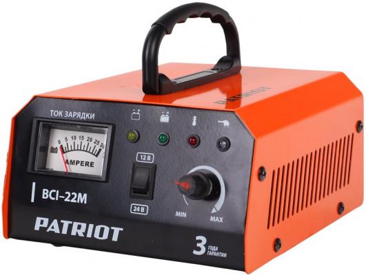 Зарядное устройство PATRIOT BCI-22M  220В±15% 0.7/0,99кВА 12/24В max20/15А 10-400/10-270А/ч 1.4кг