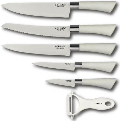 Набор ножей Zeidan Z-3086 белый