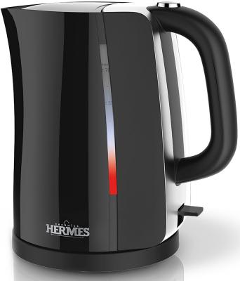 Чайник электрический Hermes Technics HT-EK610 2000 Вт чёрный 1.7 л пластик