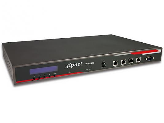 4ipnet WHG325 Controller (Manage up to 80 4ipnet APs; built-in AAA and hotspot gateway functionality)