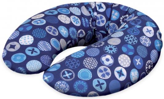 Подушка для кормления Ceba Baby Mini (трикотаж/circles blue)