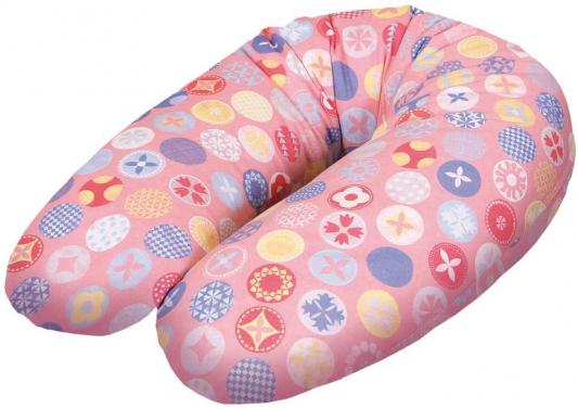 Подушка для кормления Ceba Baby Multi (трикотаж/circles pink)