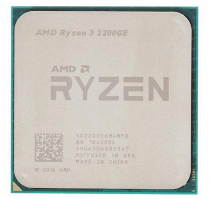 Процессор RYZEN X4 R3-2200GE SAM4 35W 3200 YD2200C6M4MFB AMD