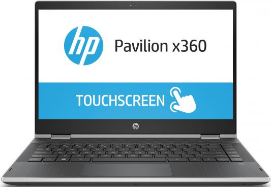 HP Pavilion 14x360 14-cd0013ur 14"(1920x1080 IPS)/Touch/Intel Core i5 8250U(1.6Ghz)/8192Mb/256PCISSDGb/noDVD/Ext:GeForce MX130(2048Mb)/Cam/BT/WiFi/41WHr/war 1y/1.68kg/Mineral Silver/W10 + Fingerprint reader, Active stylus