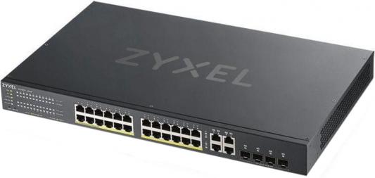 Коммутатор Zyxel NebulaFlex GS192024HPV2-EU0101F 24G 24PoE+ 375W управляемый