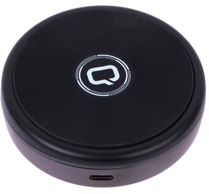 Беспроводное зарядное устройство QUMO PowerAid Qi R Charger 004 USB-C 1,1А черный 23644