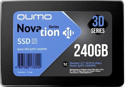 Твердотельный накопитель SSD 2.5" 240 Gb QUMO Q3DT-240GPBN Read 560Mb/s Write 540Mb/s TLC