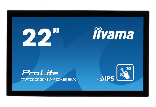 Монитор 22" iiYama ProLite TF2234MC-B5X черный IPS 1920x1080 250 cd/m^2 8 ms DVI HDMI DisplayPort