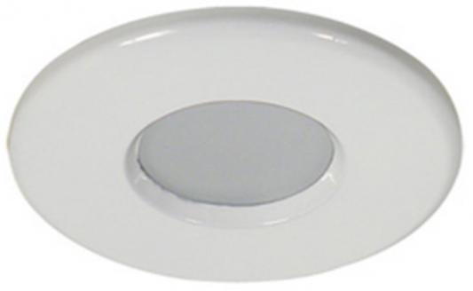 Светильник встраиваемый АКЦЕНТ WL-670 белый  влагозащенный круглый литой (IP44), 1x50W GU5.3