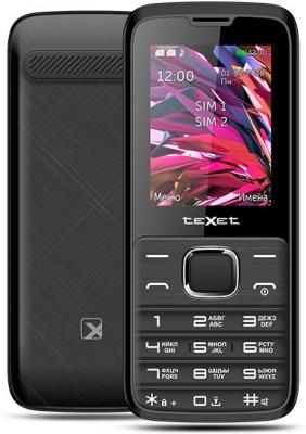 Мобильный телефон Texet TM-D430 черный 2.4" 32 Мб Bluetooth