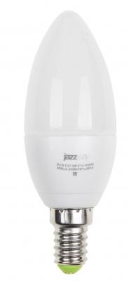 Лампа светодиодная JAZZWAY PLED-ECO-C37  5Вт e14 3000k 400лм