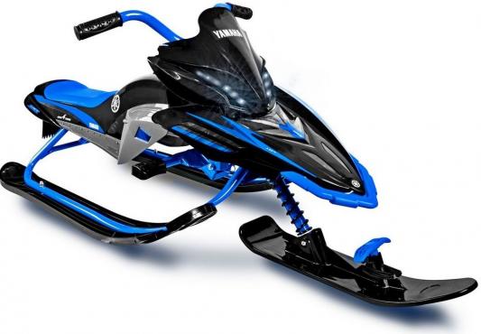 Снегокат Yamaha Apex Snow Bike до 40 кг черный синий пластик сталь YMC13001LX