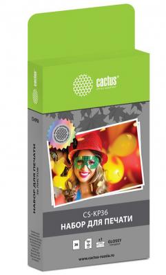Набор для печати Cactus CS-KP36 10x15/36л./белый для сублимационных принтеров