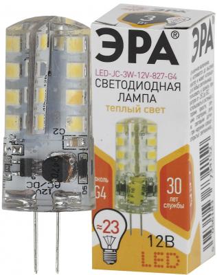 ЭРА Б0033193 Светодиодная лампа LED smd JC-3w-12V-827-G4 эра б0033193 светодиодная лампа led smd jc 3w 12v 827 g4